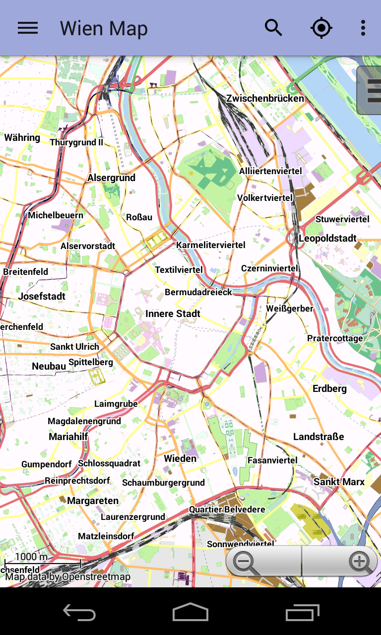 Android application Vienna Offline City Map screenshort