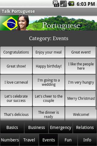 Talk Portuguese Screen 3