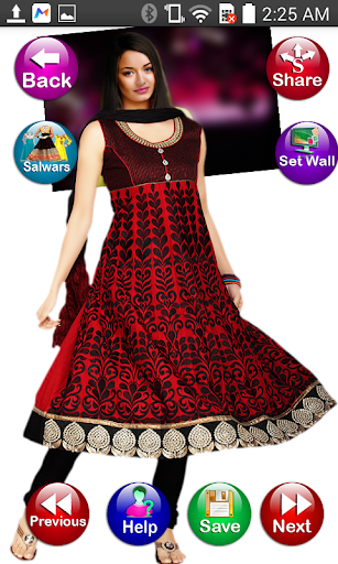 Indian Women Salwar Photo Suit