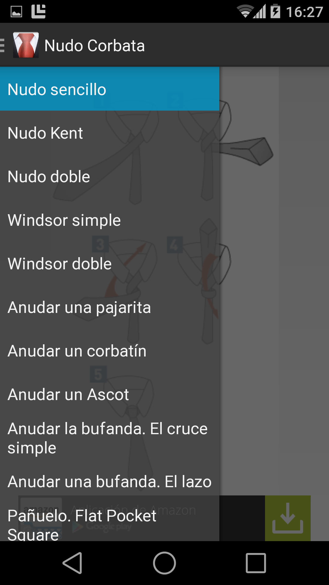Android application Tie Knot screenshort