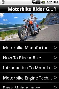 Free Motorbike Rider Guide APK for Android