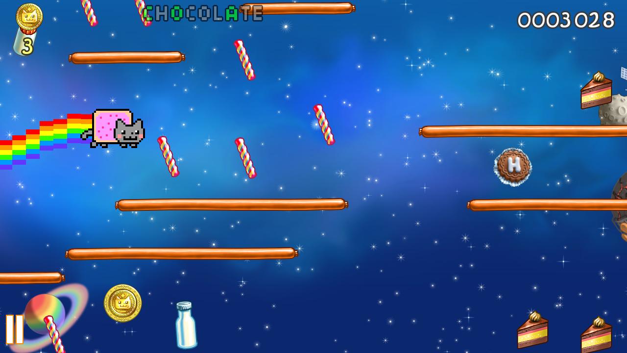 Android application Nyan Cat: Lost In Space screenshort