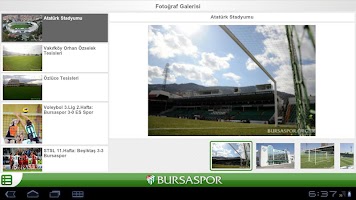 Bursaspor Tablet APK Ảnh chụp màn hình #1