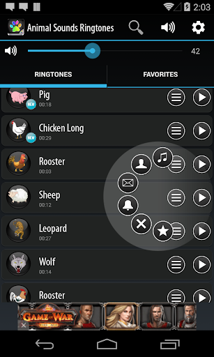 Animal Sounds Ringtones