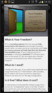   Your Freedom VPN Client- screenshot thumbnail   