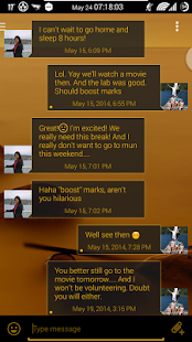 How to install EvolveSMS Golden Hangouts 1.1 unlimited apk for laptop