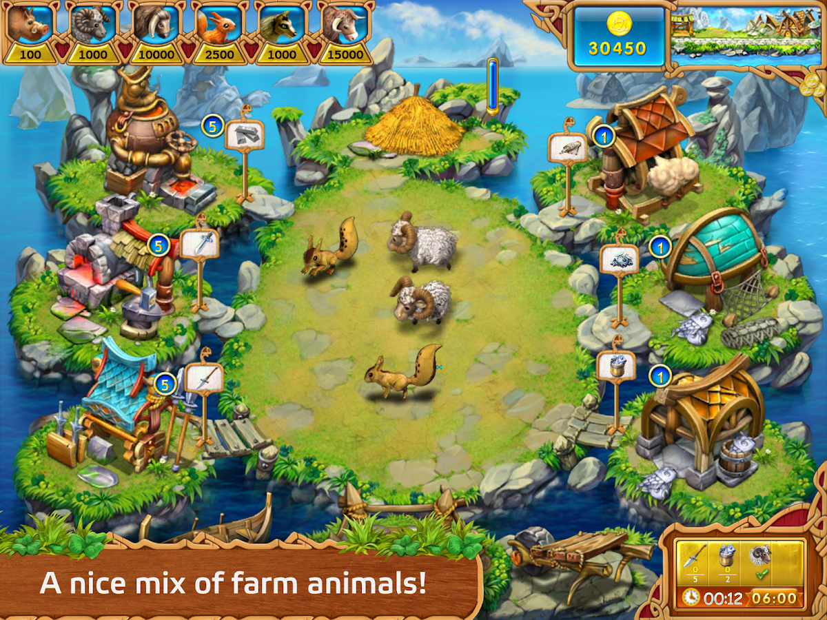 Farm Frenzy: Heroes Viking - ekran görüntüsü