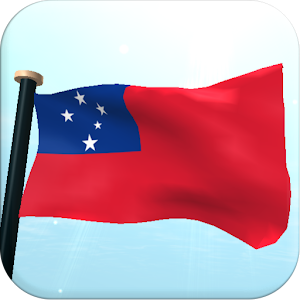 Samoa Flag 3D Live Wallpaper