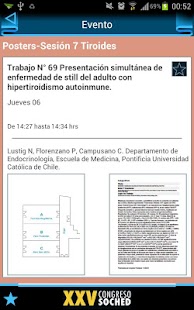 XXV Congreso SOCHED 2014 Screenshots 3