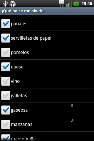 Do not forget it! Screen 2