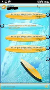 Free Download A Surf Dream EvolveSms Theme APK