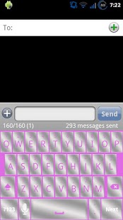 How to download Pink Silver Keyboard Skin 1.0 unlimited apk for bluestacks