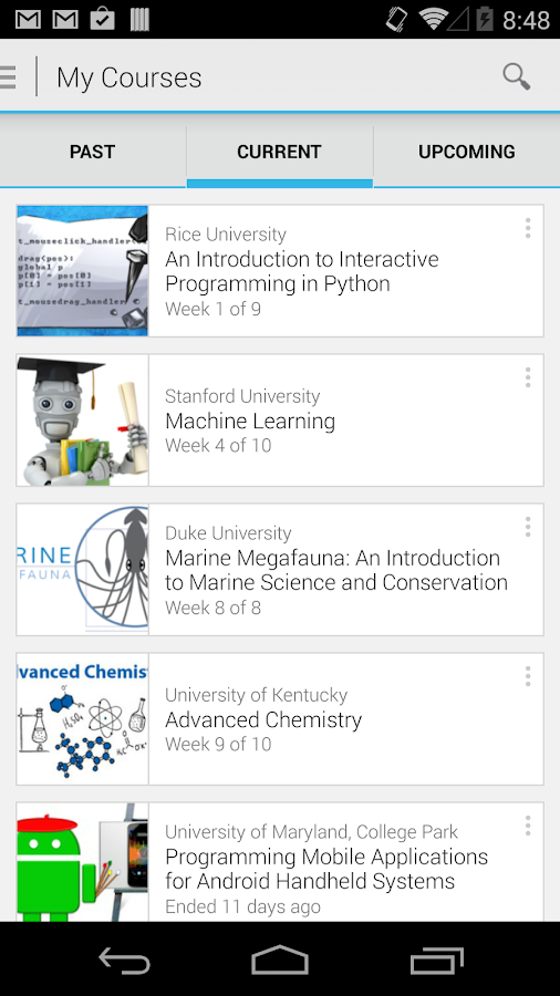 Coursera - screenshot