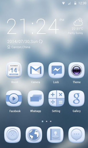 Sky Theme - ZERO launcher