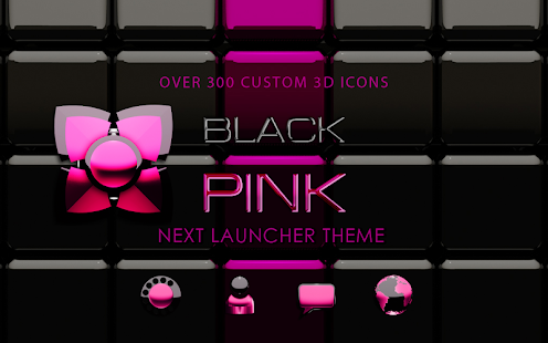 pink black 3D Next Launcher(圖4)-速報App