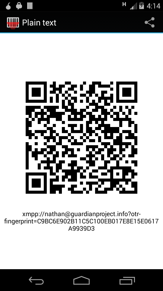 ChatSecure Screen 3