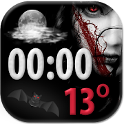 Scary Clock Weather Widget  Icon