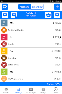 Money Log ( Deutsch ) Screen 3