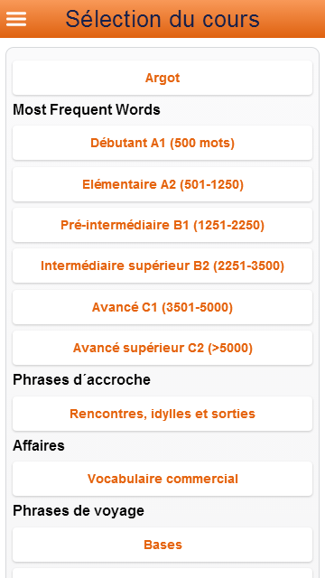 Android application Learn Chinese Words Free screenshort