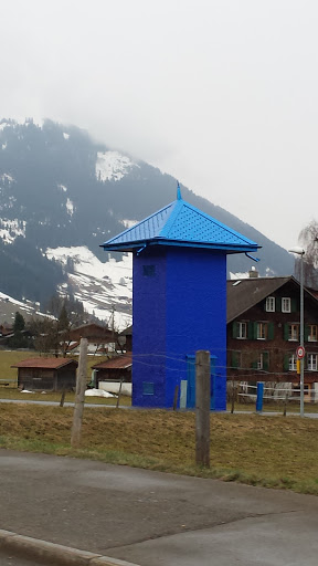 Blauer Stromturm