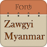 Cover Image of Herunterladen Zawgyi Myanmar Schriftarten 10.0 APK