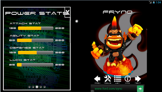 Skylanders Database - screenshot thumbnail