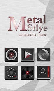 Metal R GO Launcher Theme(圖1)-速報App