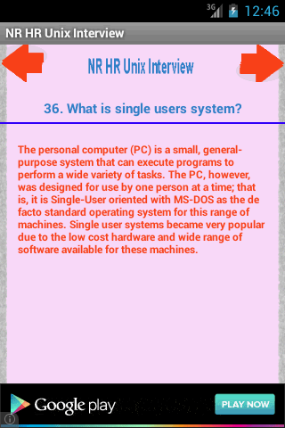 NR HR Unix Interview