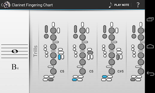Clarinet Fingering Chart(圖4)-速報App
