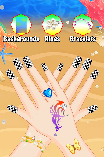 Hand Nail Art Salon Girls Game