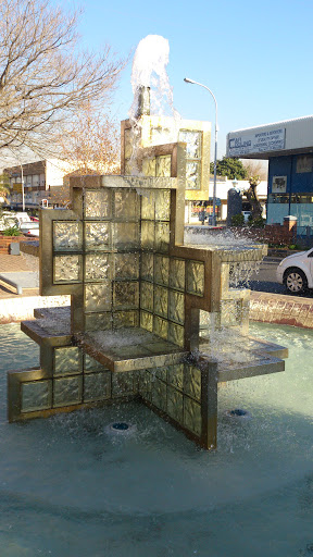 Glass Brick Fountain, Edenvale