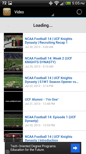 【免費運動App】UCF Knights Football Fans-APP點子