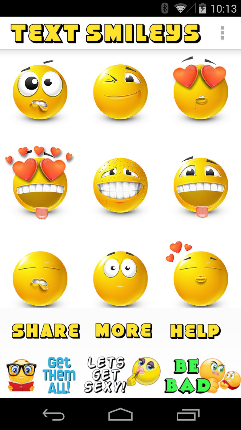 Text Smileys by Emoji World ™ Screen 2