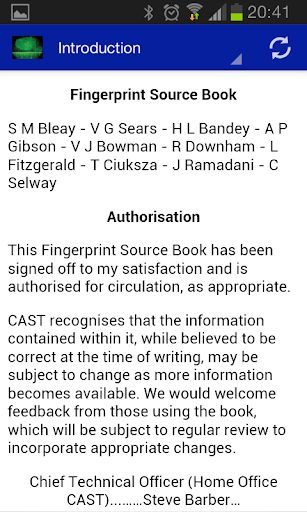 【免費書籍App】The Fingerprint Source Book UK-APP點子