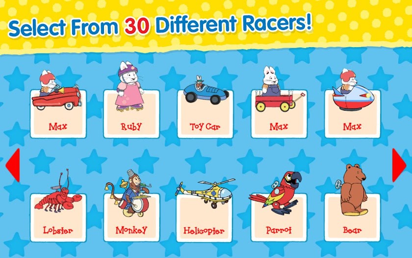 Max &amp; Ruby: Rabbit Racer Screen 2
