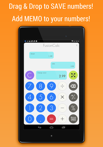 【免費生產應用App】FusionCalc (備忘錄計算器)-APP點子