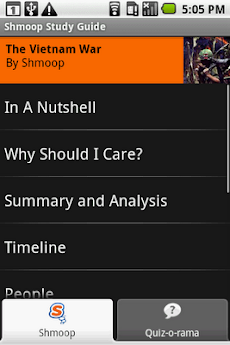 「The Vietnam War: Shmoop Guide」 - Androidアプリ | APPLION