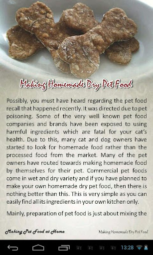 【免費書籍App】Making Pet Food at Home-APP點子