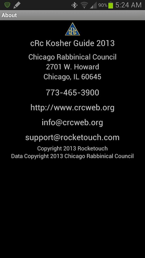 cRc Kosher Guide Android Apps on Google Play