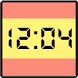 Flag LCD Clock Widget España