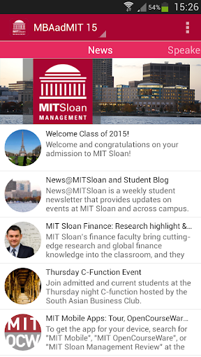 MIT Sloan Admit Weekend 2013