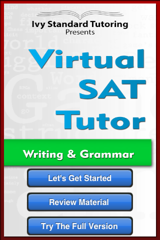 Virtual SAT Tutor - Writing