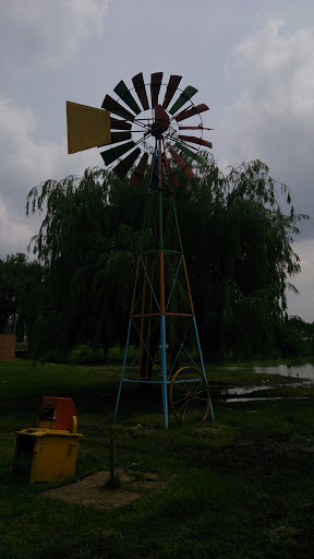 Colourful Windmill at the Bokkie Park