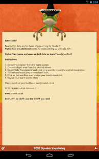 Spanish GCSE Vocabulary AQA Screenshots 5