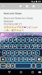 Neon Love Emoji Keyboard Theme(圖6)-速報App