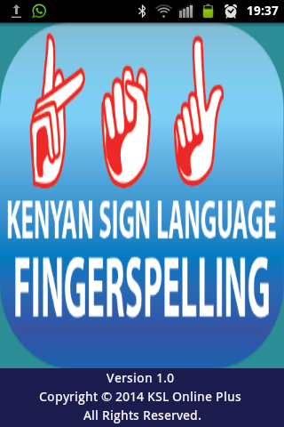 KSL Fingerspelling