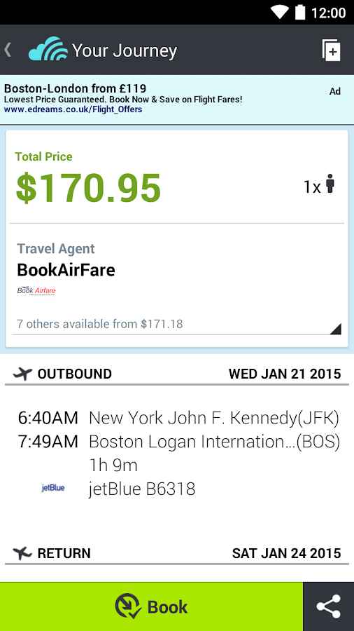 Skyscanner All Flights! screenshot