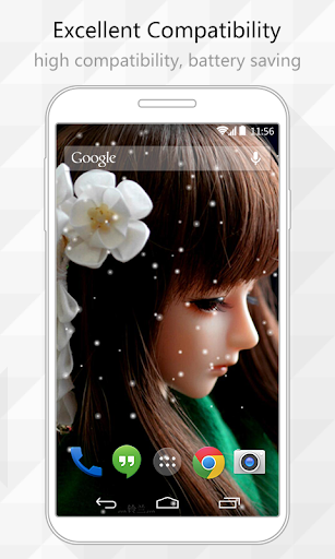 【免費個人化App】Snow Doll Live Wallpaper-APP點子