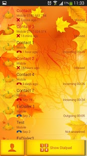 How to get Autumn Theme for ExDialer lastet apk for android