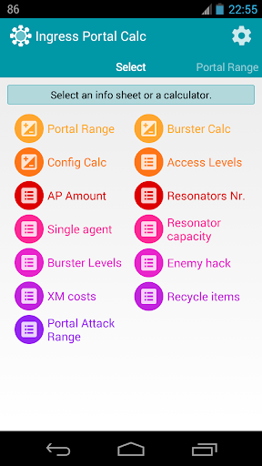 Portal Calc for Ingress